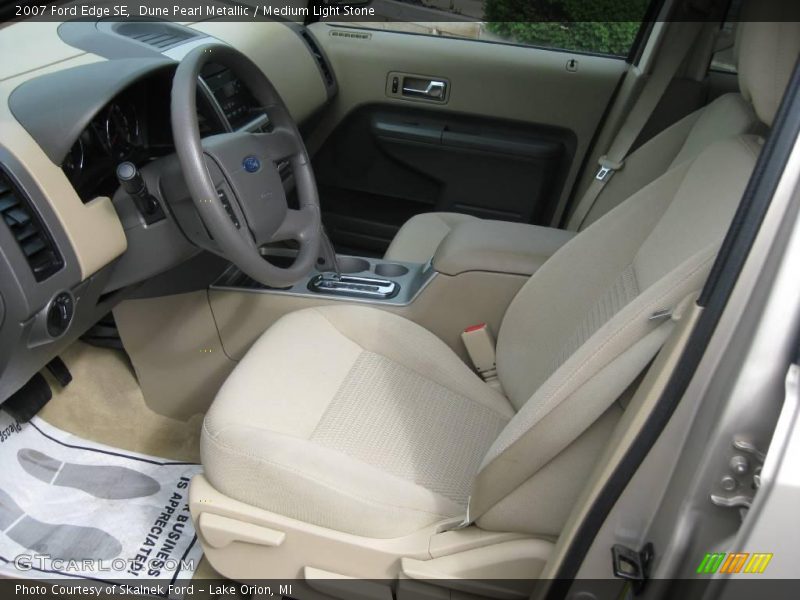 Dune Pearl Metallic / Medium Light Stone 2007 Ford Edge SE