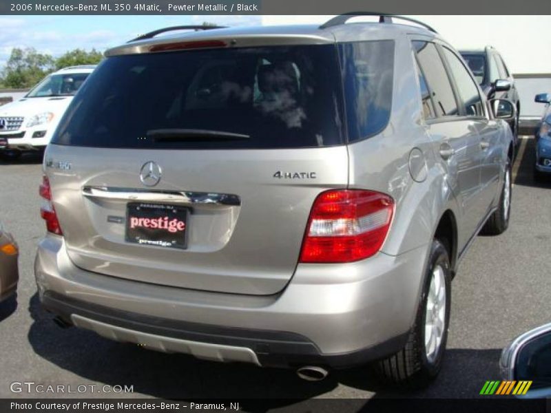 Pewter Metallic / Black 2006 Mercedes-Benz ML 350 4Matic