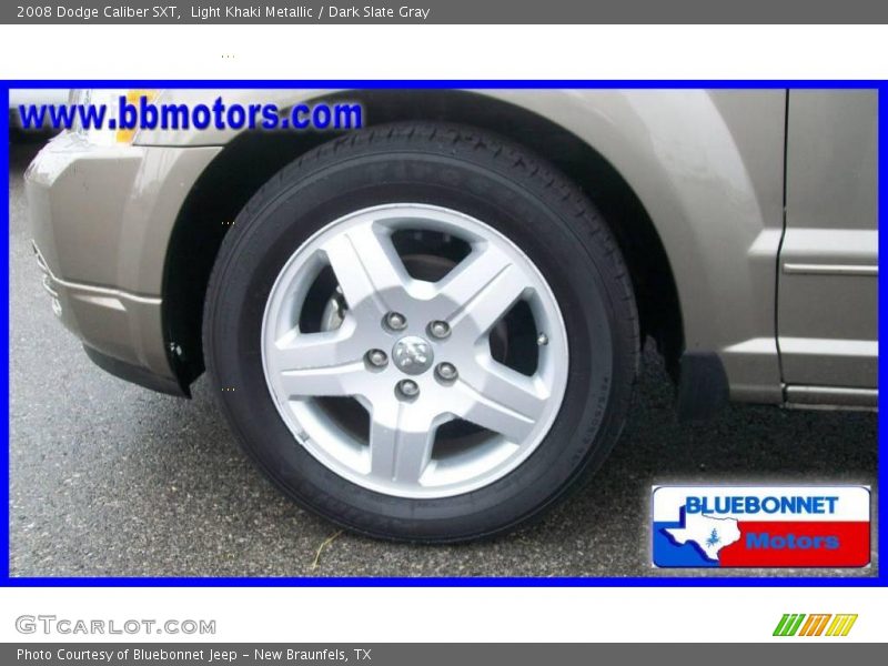 Light Khaki Metallic / Dark Slate Gray 2008 Dodge Caliber SXT