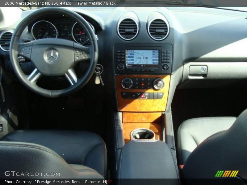Pewter Metallic / Black 2006 Mercedes-Benz ML 350 4Matic