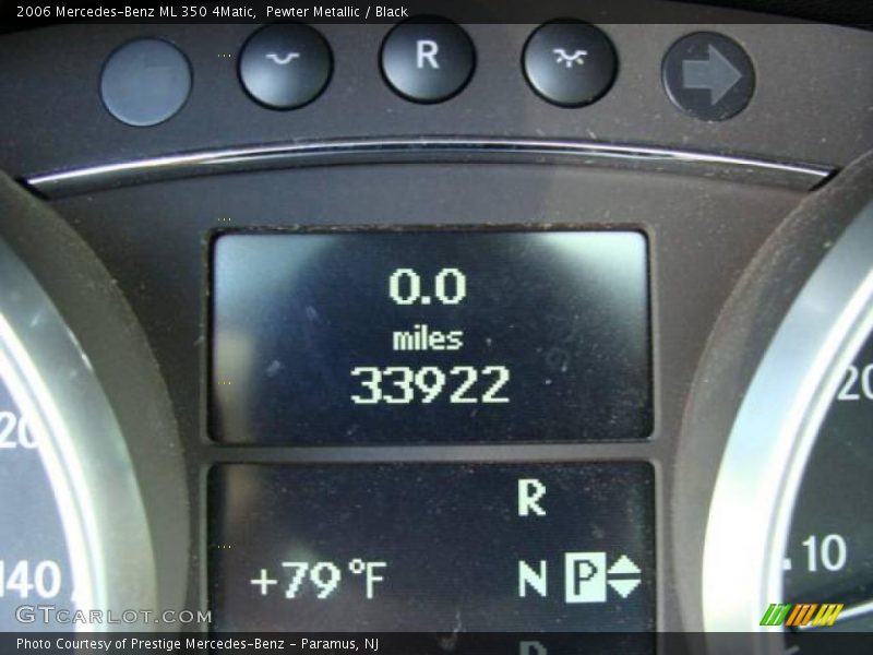 Pewter Metallic / Black 2006 Mercedes-Benz ML 350 4Matic