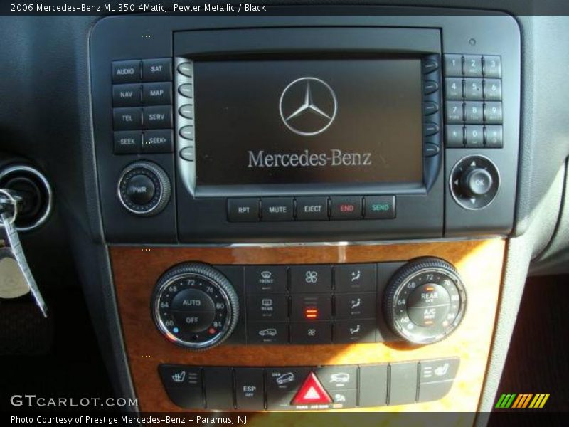 Pewter Metallic / Black 2006 Mercedes-Benz ML 350 4Matic