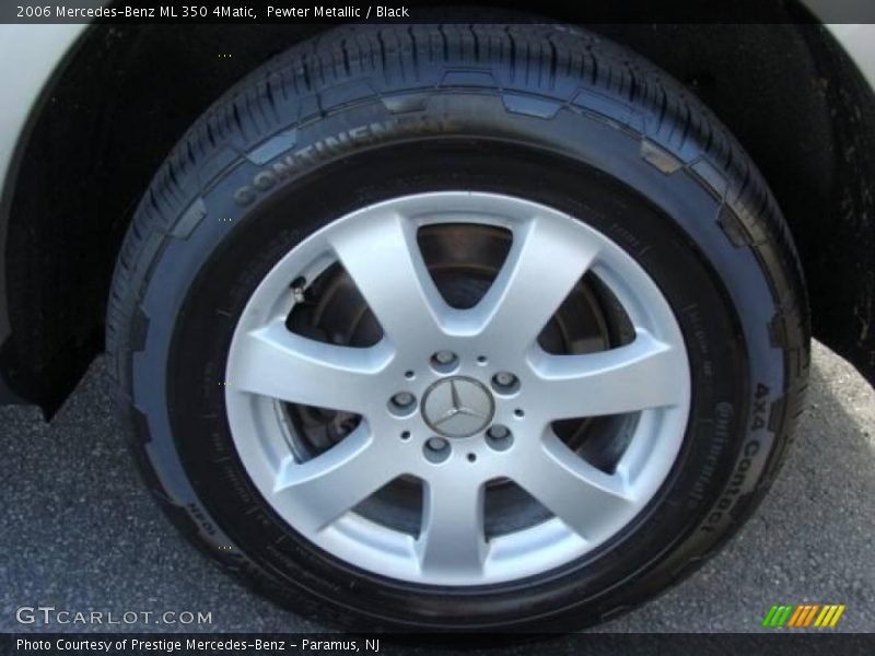 Pewter Metallic / Black 2006 Mercedes-Benz ML 350 4Matic