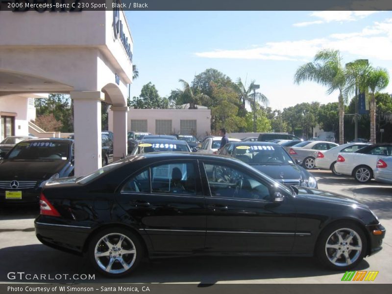 Black / Black 2006 Mercedes-Benz C 230 Sport