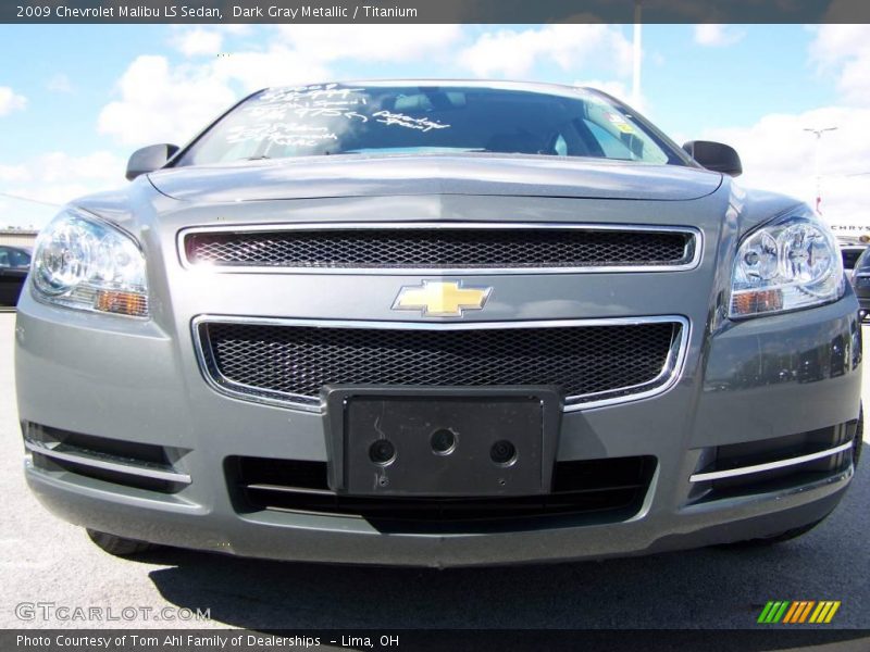 Dark Gray Metallic / Titanium 2009 Chevrolet Malibu LS Sedan