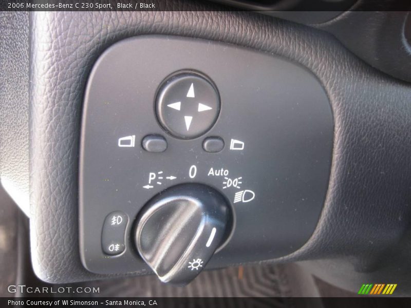 Black / Black 2006 Mercedes-Benz C 230 Sport