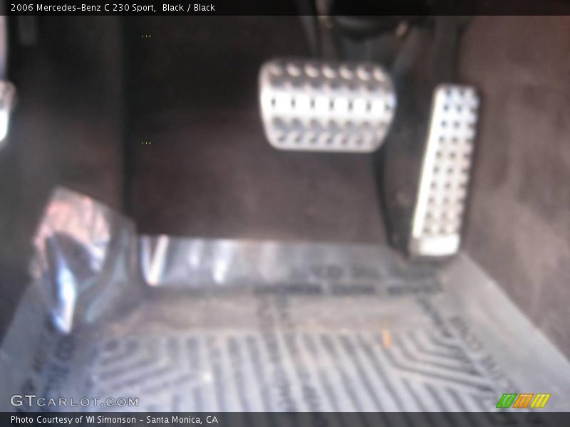 Black / Black 2006 Mercedes-Benz C 230 Sport