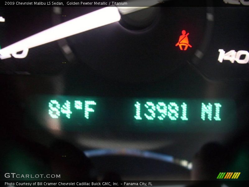 Golden Pewter Metallic / Titanium 2009 Chevrolet Malibu LS Sedan