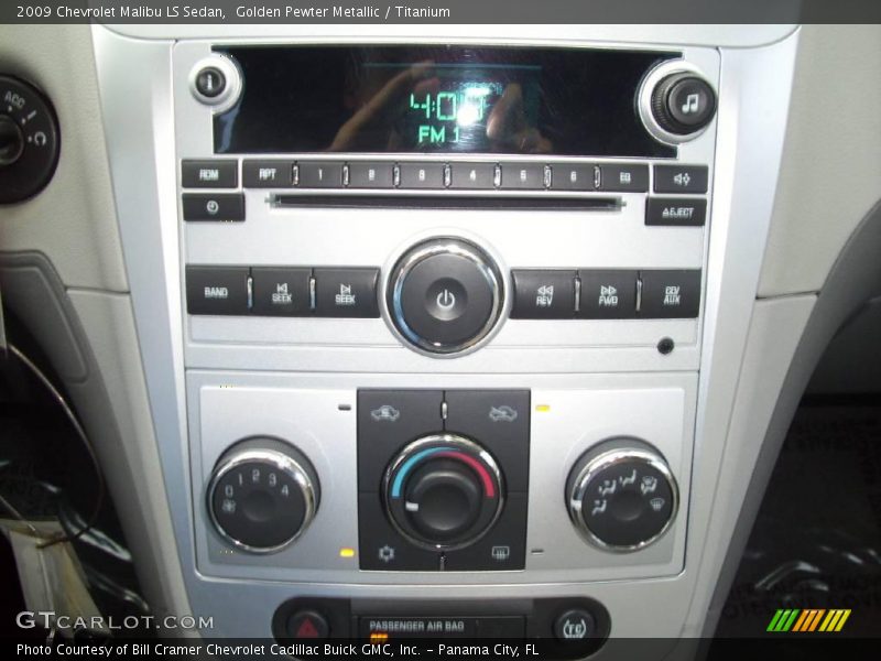 Golden Pewter Metallic / Titanium 2009 Chevrolet Malibu LS Sedan