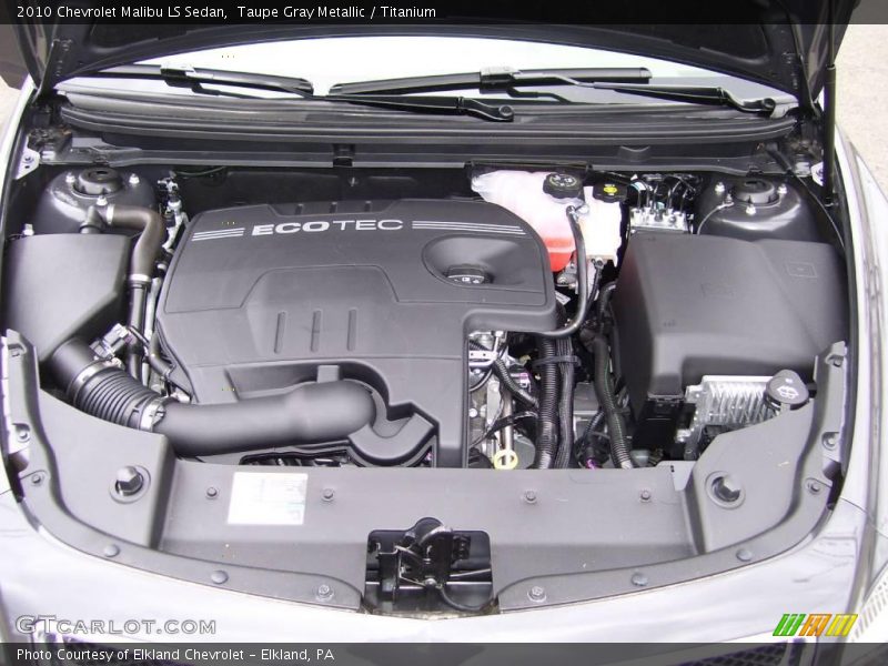 Taupe Gray Metallic / Titanium 2010 Chevrolet Malibu LS Sedan