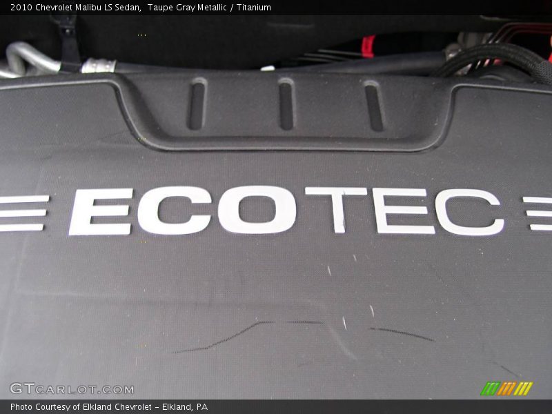 Taupe Gray Metallic / Titanium 2010 Chevrolet Malibu LS Sedan