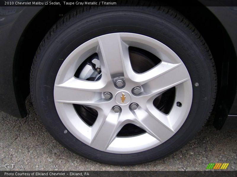 Taupe Gray Metallic / Titanium 2010 Chevrolet Malibu LS Sedan