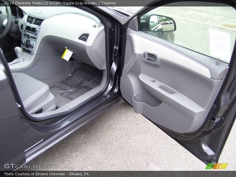 Taupe Gray Metallic / Titanium 2010 Chevrolet Malibu LS Sedan