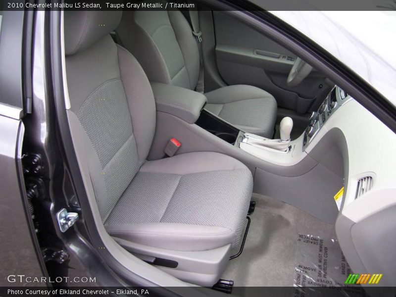 Taupe Gray Metallic / Titanium 2010 Chevrolet Malibu LS Sedan