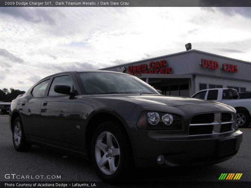 Dark Titanium Metallic / Dark Slate Gray 2009 Dodge Charger SXT