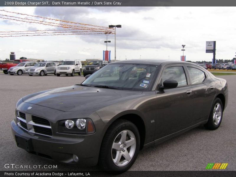 Dark Titanium Metallic / Dark Slate Gray 2009 Dodge Charger SXT