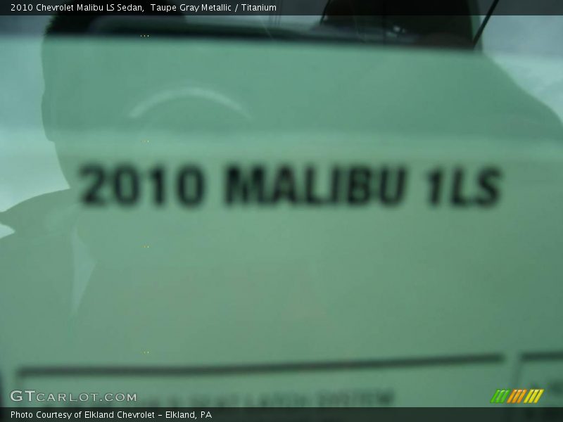 Taupe Gray Metallic / Titanium 2010 Chevrolet Malibu LS Sedan