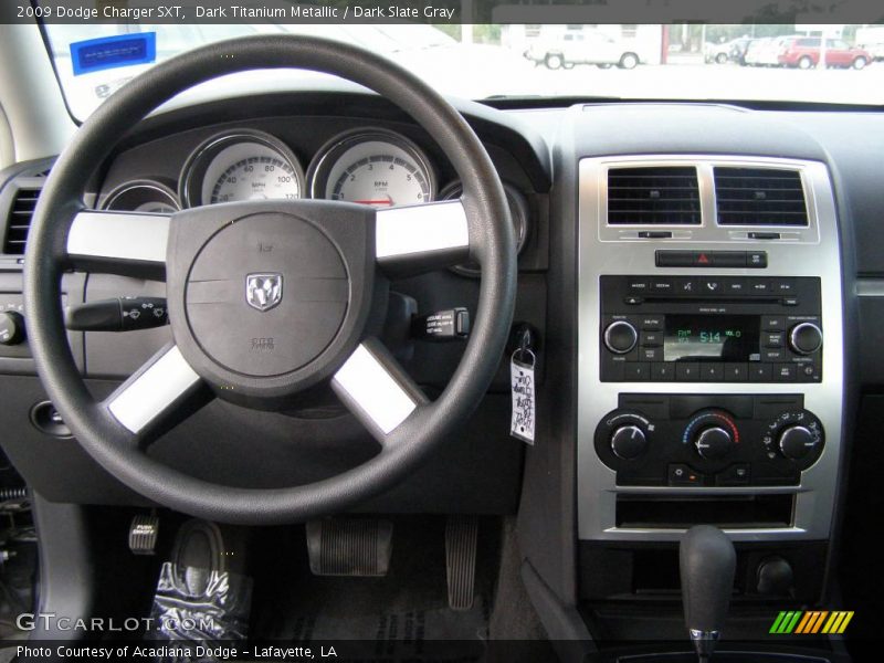 Dark Titanium Metallic / Dark Slate Gray 2009 Dodge Charger SXT