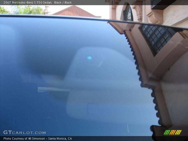 Black / Black 2007 Mercedes-Benz S 550 Sedan