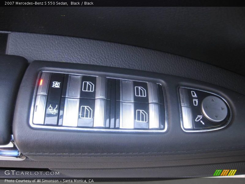 Black / Black 2007 Mercedes-Benz S 550 Sedan