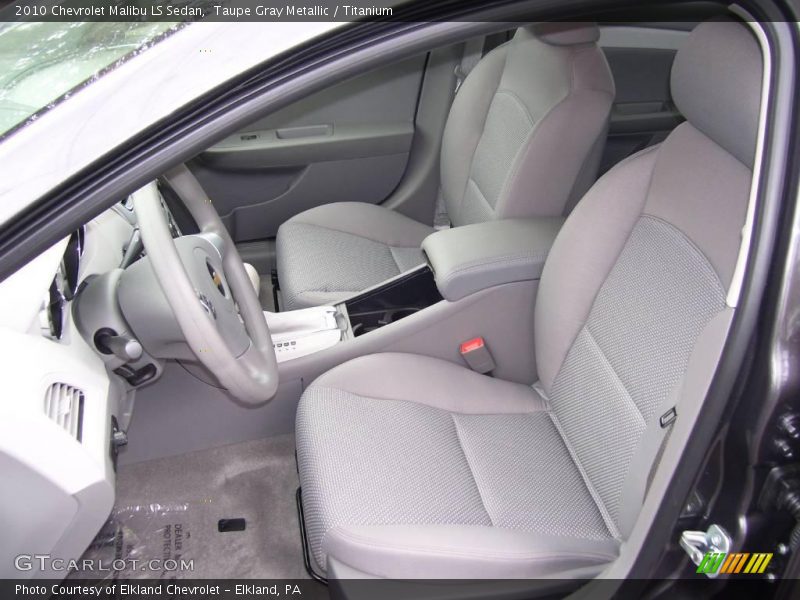 Taupe Gray Metallic / Titanium 2010 Chevrolet Malibu LS Sedan