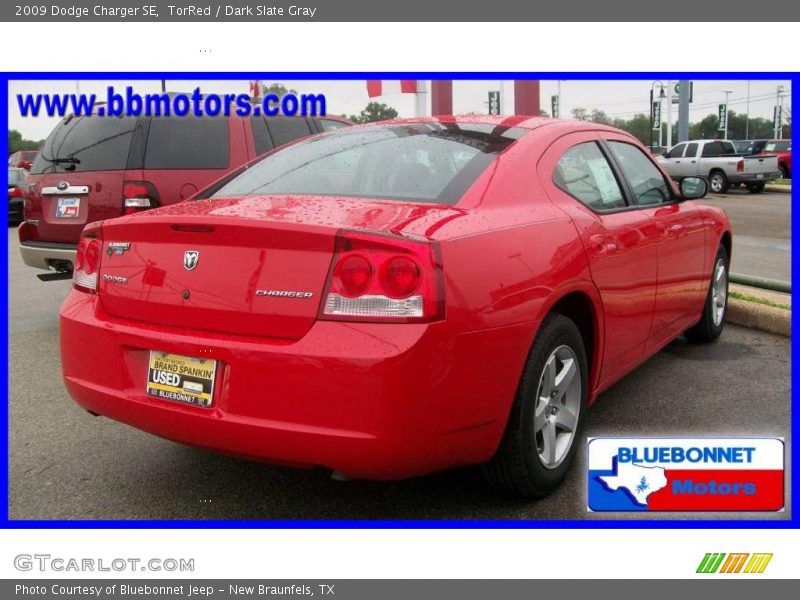 TorRed / Dark Slate Gray 2009 Dodge Charger SE