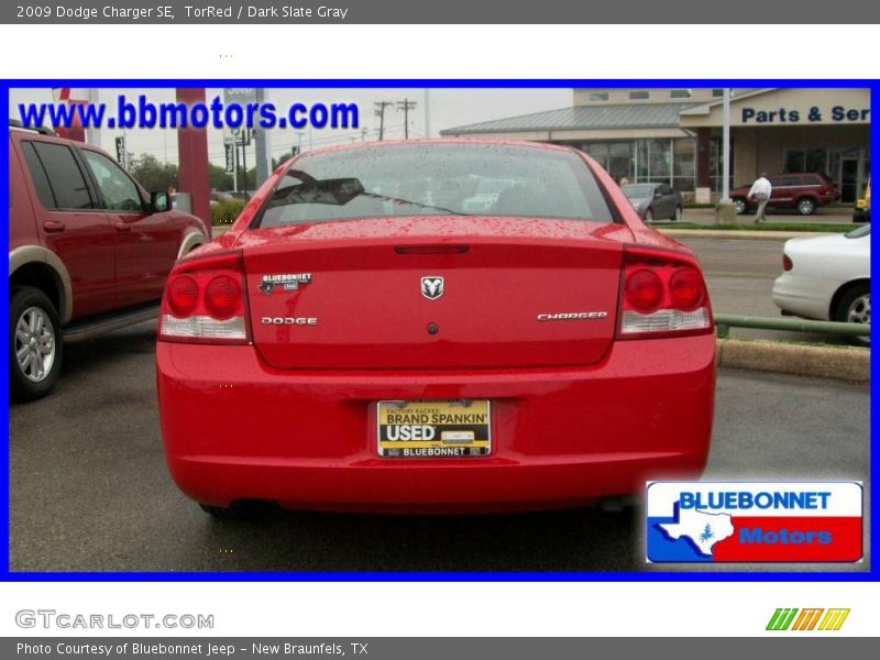 TorRed / Dark Slate Gray 2009 Dodge Charger SE