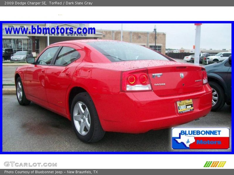 TorRed / Dark Slate Gray 2009 Dodge Charger SE