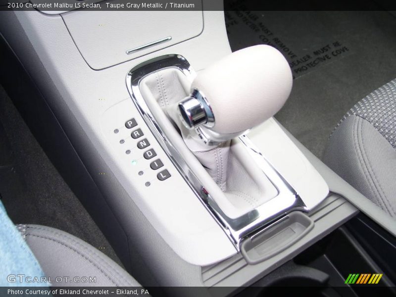 Taupe Gray Metallic / Titanium 2010 Chevrolet Malibu LS Sedan