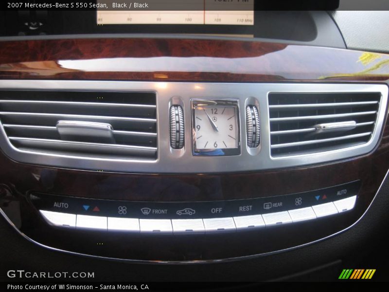 Black / Black 2007 Mercedes-Benz S 550 Sedan