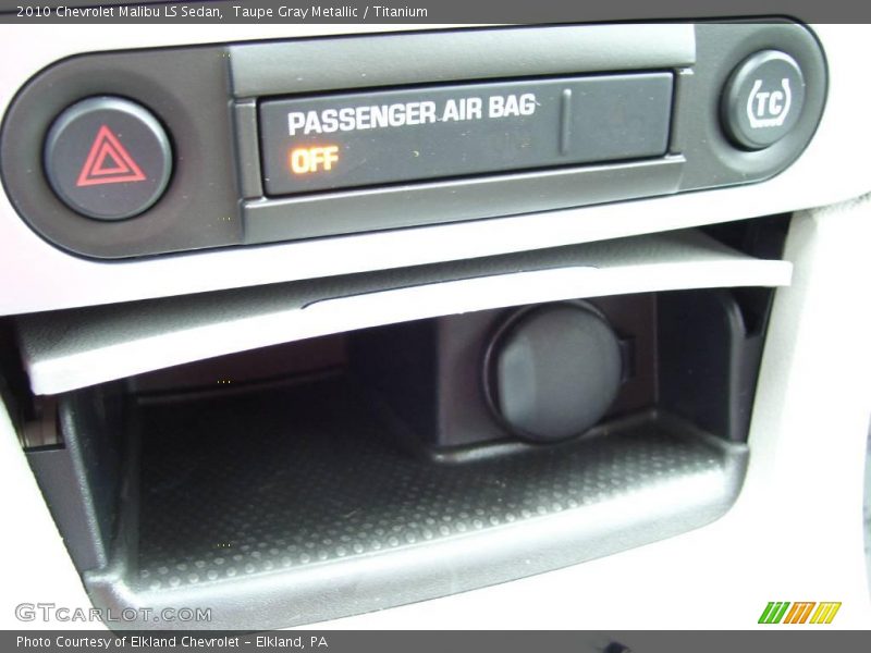 Taupe Gray Metallic / Titanium 2010 Chevrolet Malibu LS Sedan