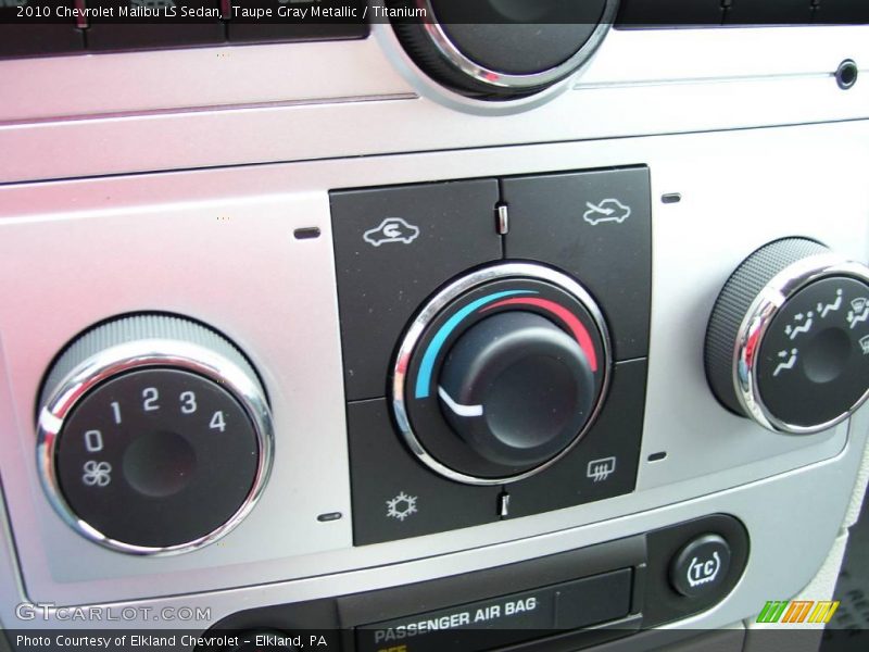 Taupe Gray Metallic / Titanium 2010 Chevrolet Malibu LS Sedan