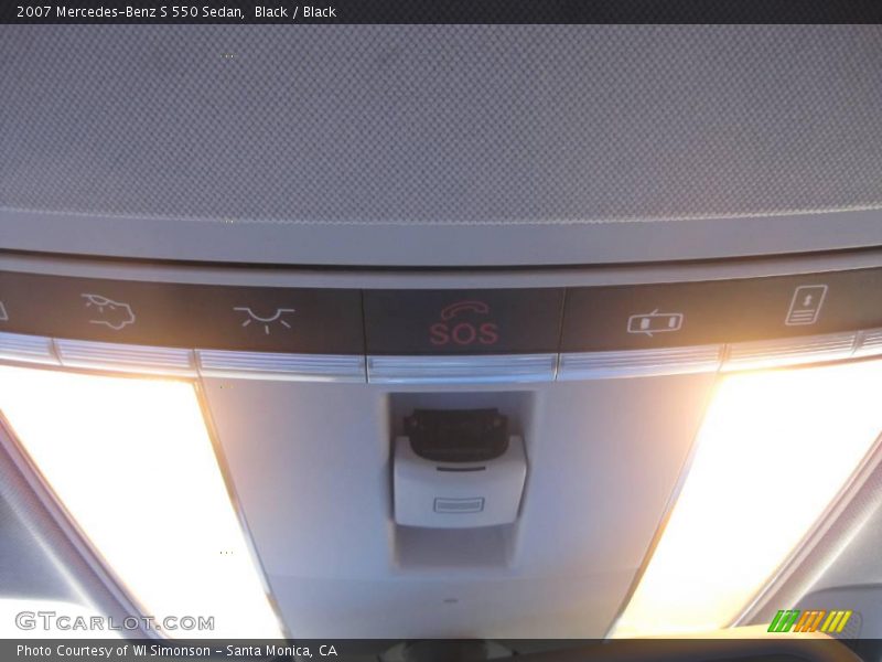 Black / Black 2007 Mercedes-Benz S 550 Sedan