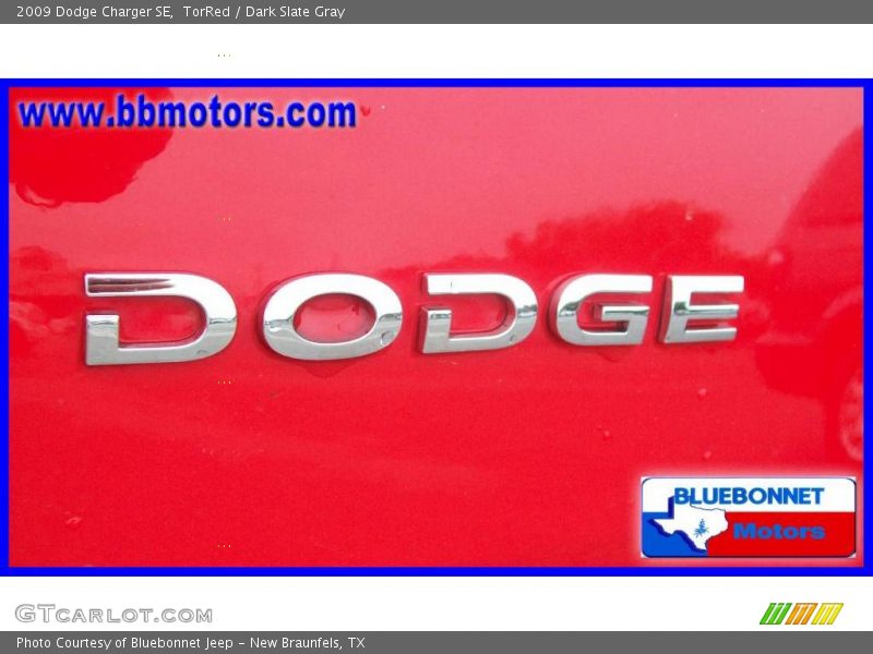 TorRed / Dark Slate Gray 2009 Dodge Charger SE