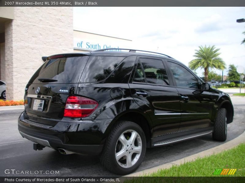 Black / Black 2007 Mercedes-Benz ML 350 4Matic