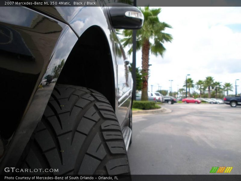 Black / Black 2007 Mercedes-Benz ML 350 4Matic