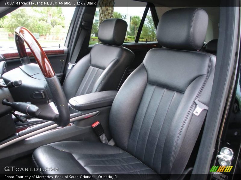 Black / Black 2007 Mercedes-Benz ML 350 4Matic