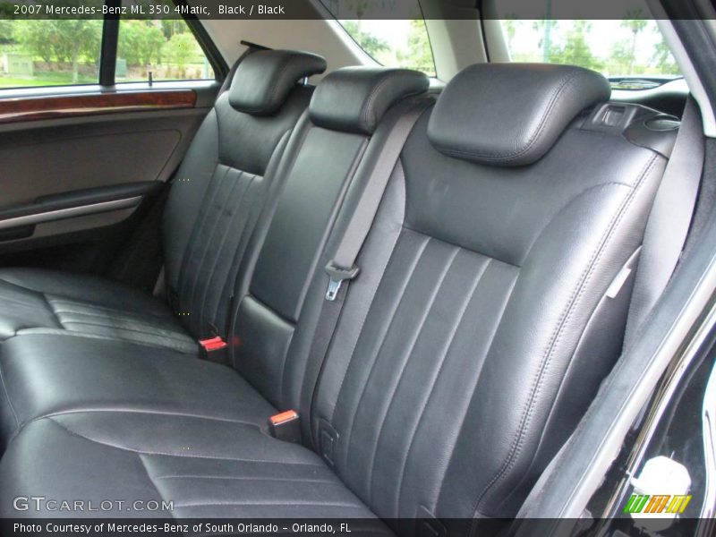 Black / Black 2007 Mercedes-Benz ML 350 4Matic