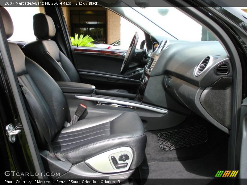 Black / Black 2007 Mercedes-Benz ML 350 4Matic