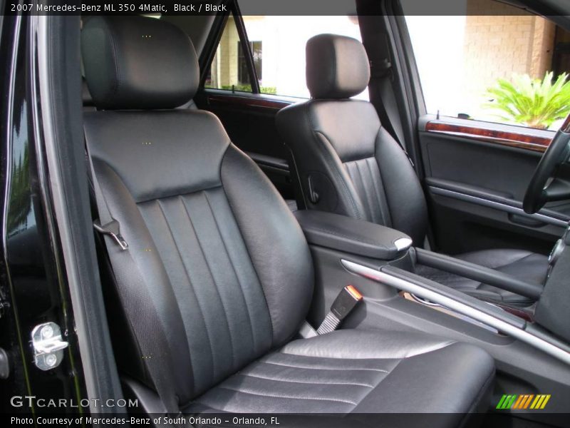 Black / Black 2007 Mercedes-Benz ML 350 4Matic