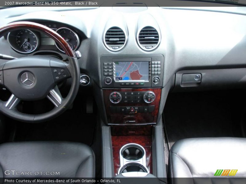 Black / Black 2007 Mercedes-Benz ML 350 4Matic