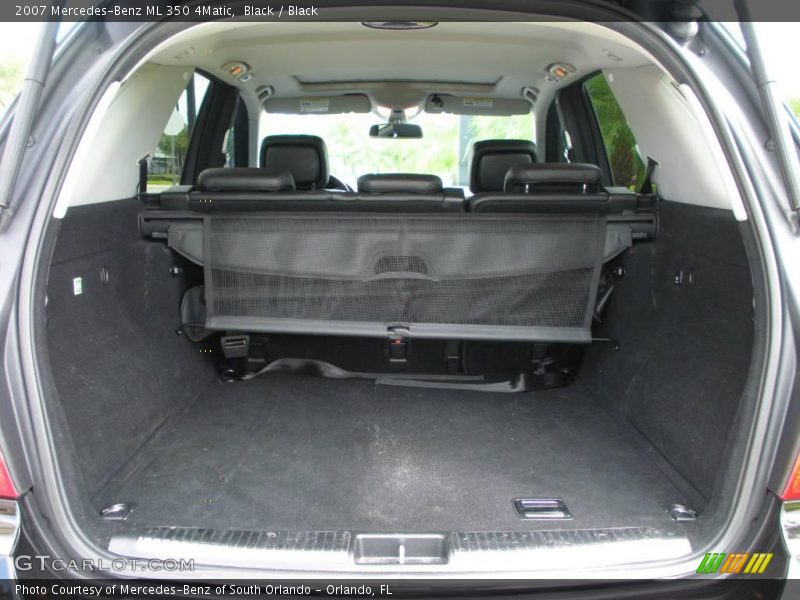 Black / Black 2007 Mercedes-Benz ML 350 4Matic