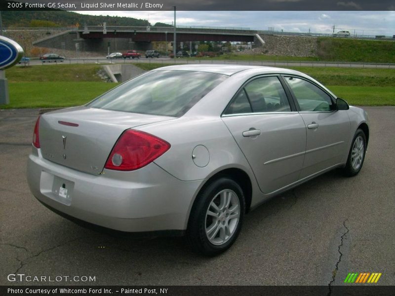 Liquid Silver Metallic / Ebony 2005 Pontiac G6 Sedan