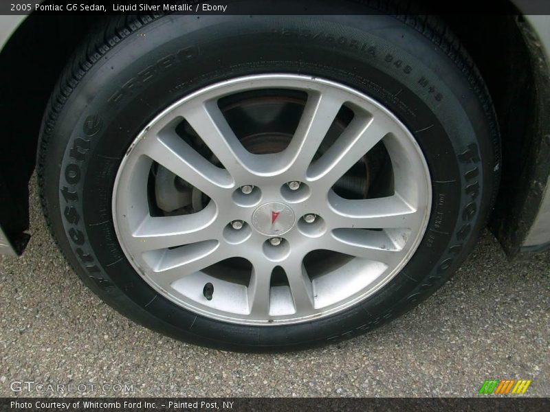 Liquid Silver Metallic / Ebony 2005 Pontiac G6 Sedan