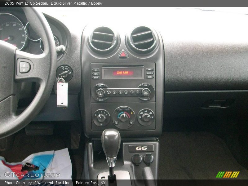 Liquid Silver Metallic / Ebony 2005 Pontiac G6 Sedan