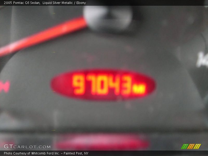 Liquid Silver Metallic / Ebony 2005 Pontiac G6 Sedan