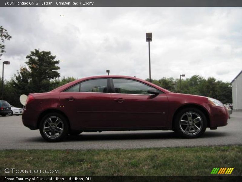 Crimson Red / Ebony 2006 Pontiac G6 GT Sedan