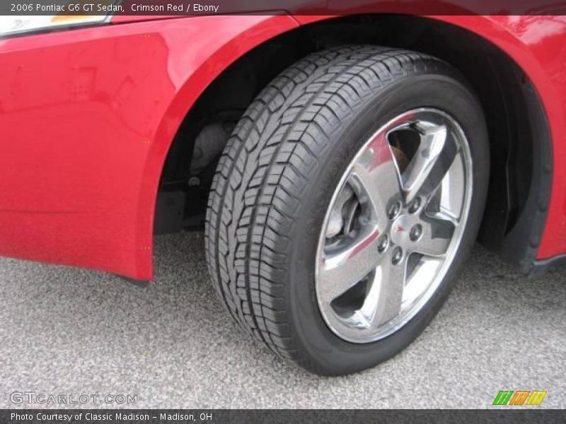 Crimson Red / Ebony 2006 Pontiac G6 GT Sedan