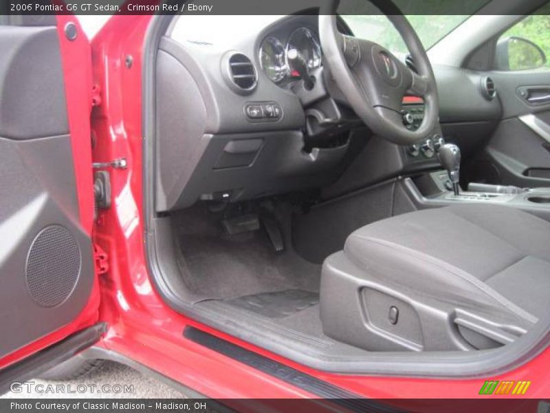 Crimson Red / Ebony 2006 Pontiac G6 GT Sedan