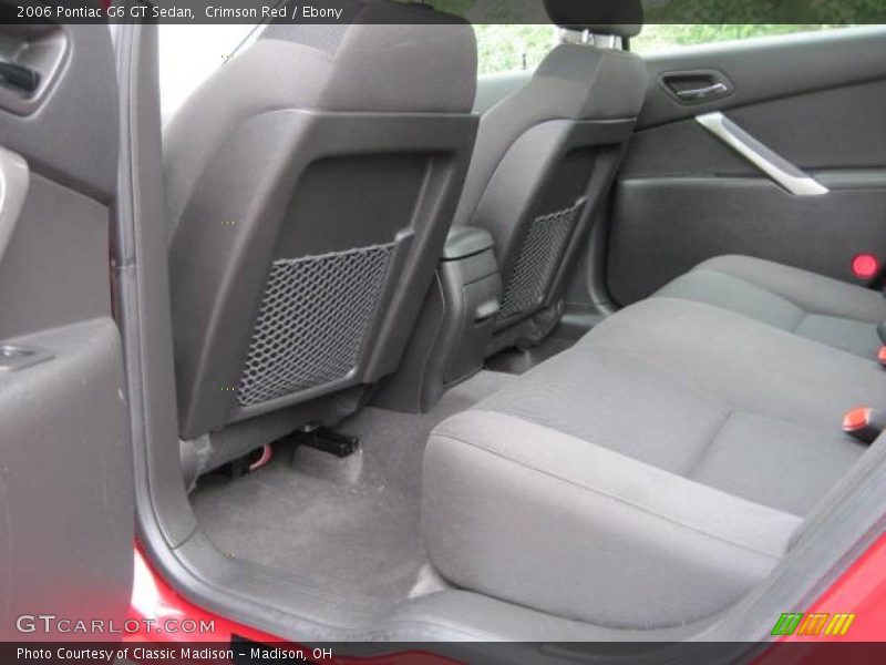 Crimson Red / Ebony 2006 Pontiac G6 GT Sedan